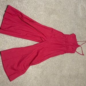 Pinkish red jumper with pockets!